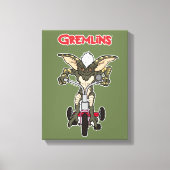 Gremlins | Tricycle voor het strepen Canvas Afdruk (Voorkant)