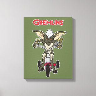 Gremlins Tricycle voor het strepen Canvas Afdruk