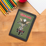 Gremlins | Tricycle voor het strepen Drievoud Portemonnee<br><div class="desc">Bekijk dit enge ontwerp met Stripe in een driewieler.</div>