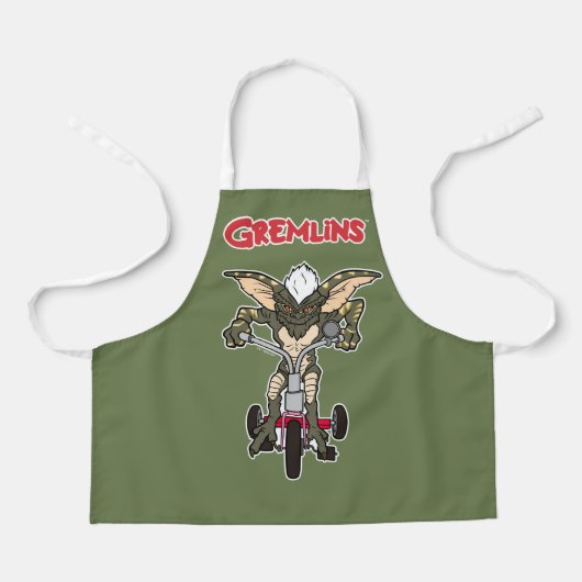 Gremlins | Tricycle voor het strepen Schort (Voorkant)