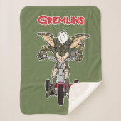 Gremlins | Tricycle voor het strepen Sherpa Deken (Voorkant)
