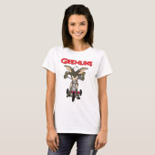 Gremlins | Tricycle voor het strepen T-shirt (Voorkant volledig)