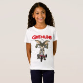 Gremlins | Tricycle voor het strepen T-shirt (Voorkant volledig)