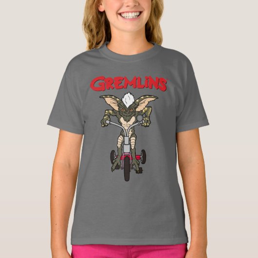 Gremlins | Tricycle voor het strepen T-shirt (Voorkant)