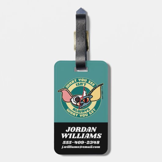 Gremlins | Wat je ziet is niet altijd wat je krijg Bagagelabel (Achterkant verticaal)