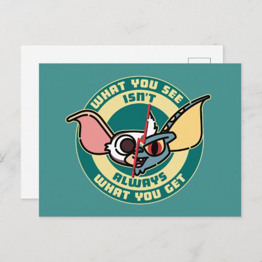 Gremlins | Wat je ziet is niet altijd wat je krijg Briefkaart (Voorkant / Achterkant)