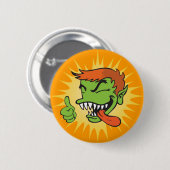 Gremmie Button - Sinaasappel (Voorkant /achterkant)