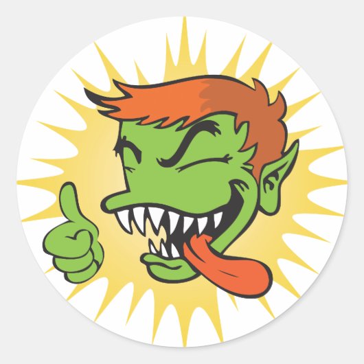 Gremmie Logo Sticker - Wit (Voorkant)