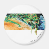 Gren Lantaarns vliegen in de ruimte Magneet (Voorkant)