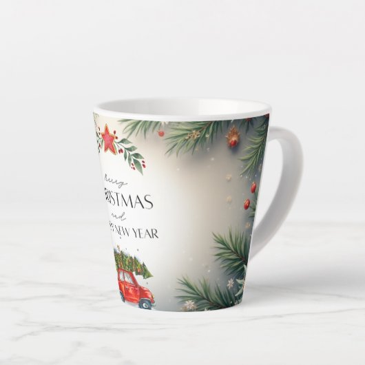 Gren&Red Holiday mug 2025 Latte Mok (Rechterhoek)