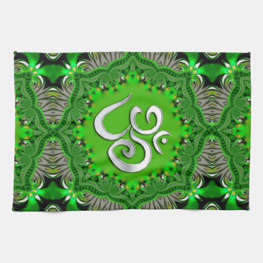 Gren +Silver OM Keuken Tea Cloth Theedoek (Horizontaal)