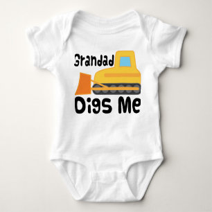 Grenad Digs Me Bulldozer Truck Romper