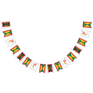 Grenada 2024 GRENADIAN 50e onafhankelijkheid Vlaggetjes