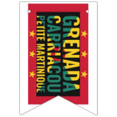 Grenada 2024 GRENADIAN 50e onafhankelijkheid Vlaggetjes (Eerste vlag)