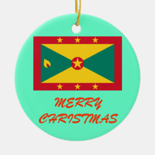 GRENADA* Aangepaste kerstversiering Keramisch Ornament