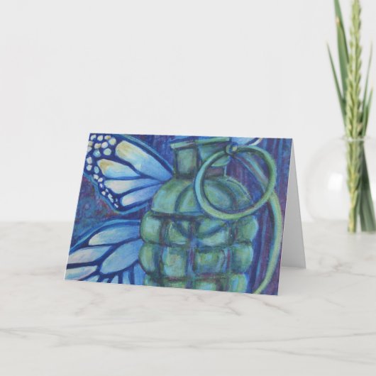 Grenada & Butterfly Greeting Cards Kaart (Voorkant)