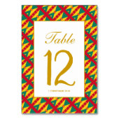 GRENADA CARRIACOU Bruiloftsfeest Banket Kaart (Achterkant)