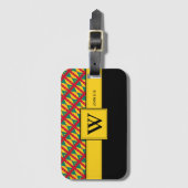 GRENADA CARRIACOU - Christelijk scriptmonogram Bagagelabel (Voorkant (verticaal))