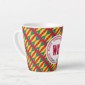 GRENADA CARRIACOU FLAG Patriottic  Latte Mok (Linkerhoek)