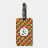 GRENADA CARRIACOU Trust Lord Proverbs Luggage Bagagelabel (Achterkant verticaal)