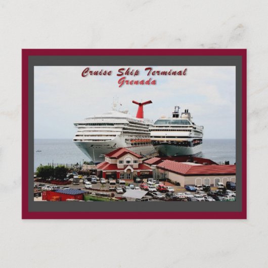 Grenada Cruise Ship Terminal Briefkaart (Voorkant)
