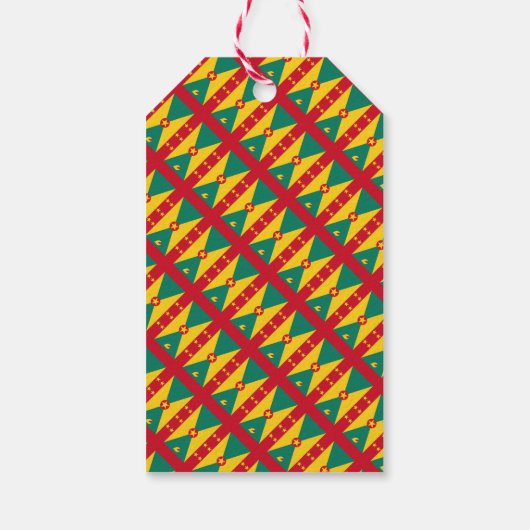 GRENADA Custom Merry Christmas Scripture Cadeaulabel (Achterkant)