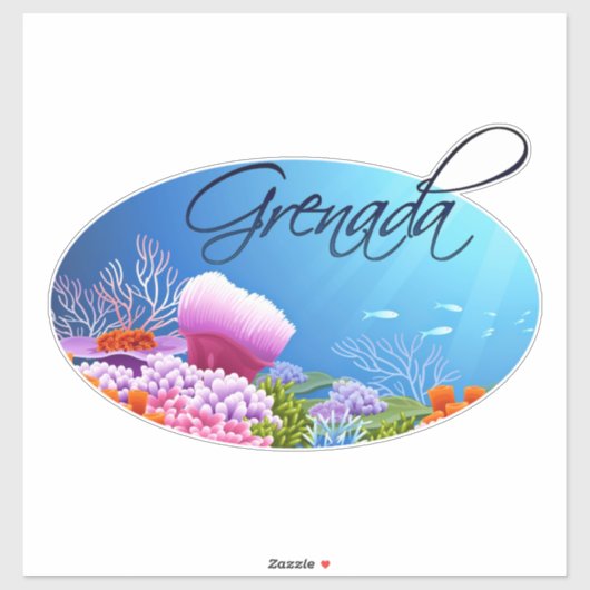 Grenada-decal Sticker (Vel)