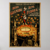 GRENADA FEDORA High Wire Act VAUDEVILLE Poster (Voorkant)