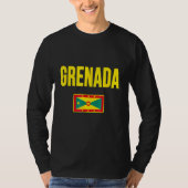 Grenada Flag 1 T-shirt (Voorkant)