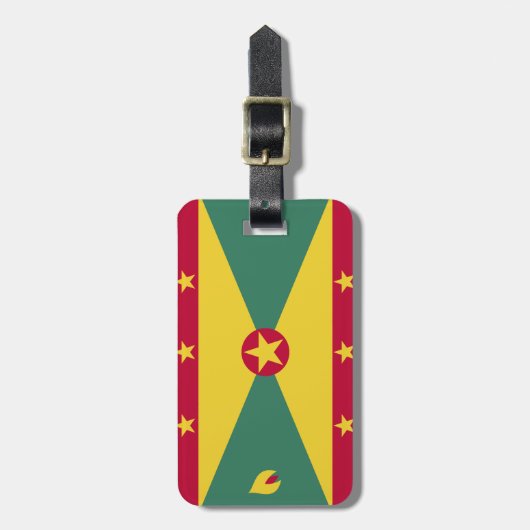 Grenada Flag Bagagelabel (Voorkant verticaal)