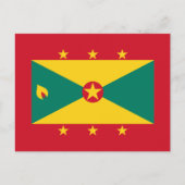 Grenada Flag Briefkaart (Voorkant)