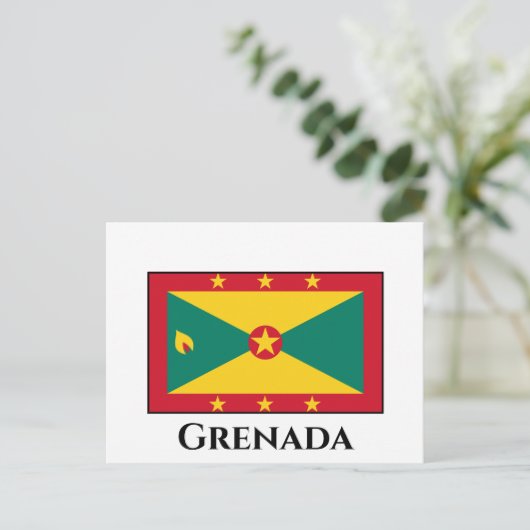 Grenada Flag Briefkaart (Staand voorkant)