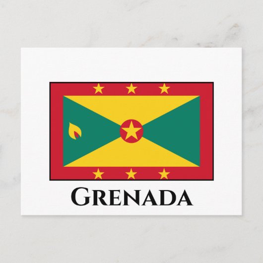 Grenada Flag Briefkaart (Voorkant)