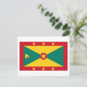 Grenada Flag Briefkaart (Staand voorkant)