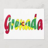 Grenada Flag Briefkaart (Voorkant)