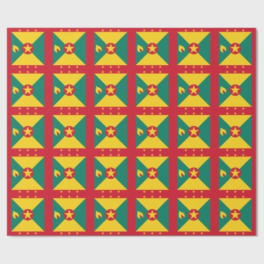 Grenada Flag Cadeaupapier (Vlak)