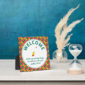 GRENADA FLAG Christelijk welkom Fotoplaat (Insitu)