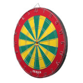 Grenada Flag Colorful Patriotic Dartbord (Voorkant Rechts)