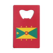 Grenada Flag Creditkaart Flessenopener (Achterkant)