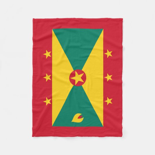 Grenada Flag Fleece Deken (Voorkant)