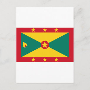 Grenada Flag GD Briefkaart