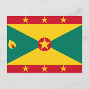 Grenada Flag GD Briefkaart