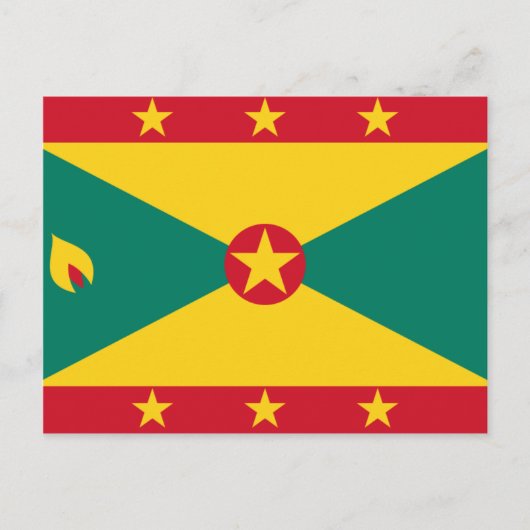 Grenada Flag GD Briefkaart (Voorkant)
