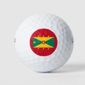 Grenada Flag Golfballen (Voorkant)