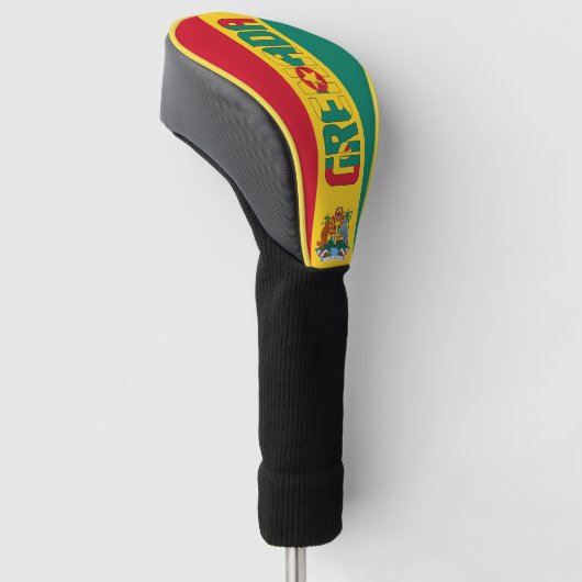 Grenada Flag Gorheerlijk Patriotic Golfheadcover (Schuin)