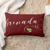 Grenada Flag, Grenadian Heart Kussen (Deken)