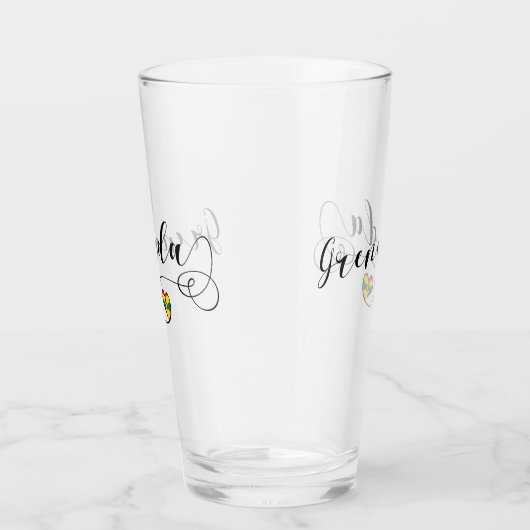 Grenada Flag Heart, Grenadian Glas (Rechts)