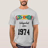 Grenada Flag Independence Celebration T-shirt (Voorkant)