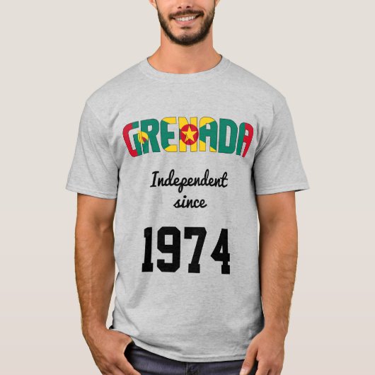 Grenada Flag Independence Celebration T-shirt (Voorkant)