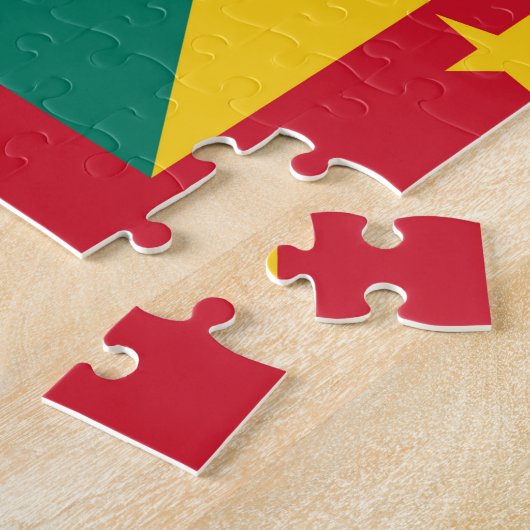 Grenada Flag Jigzaag Puzzle Legpuzzel (Zijkant)